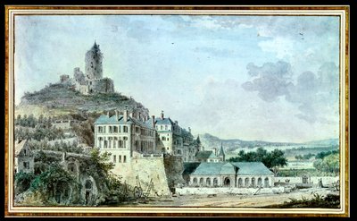 Chateau de La Roche-Guyon by Louis Nicolas de Lespinasse
